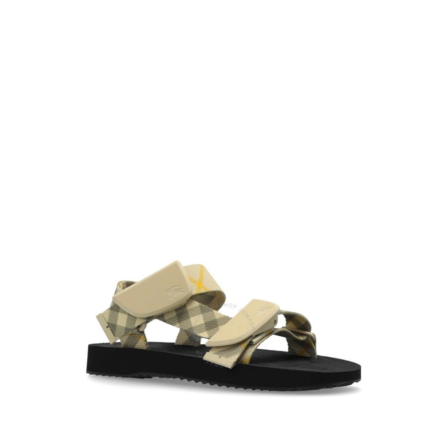 Burberry Check Trek Double-Strap Sandals - 2