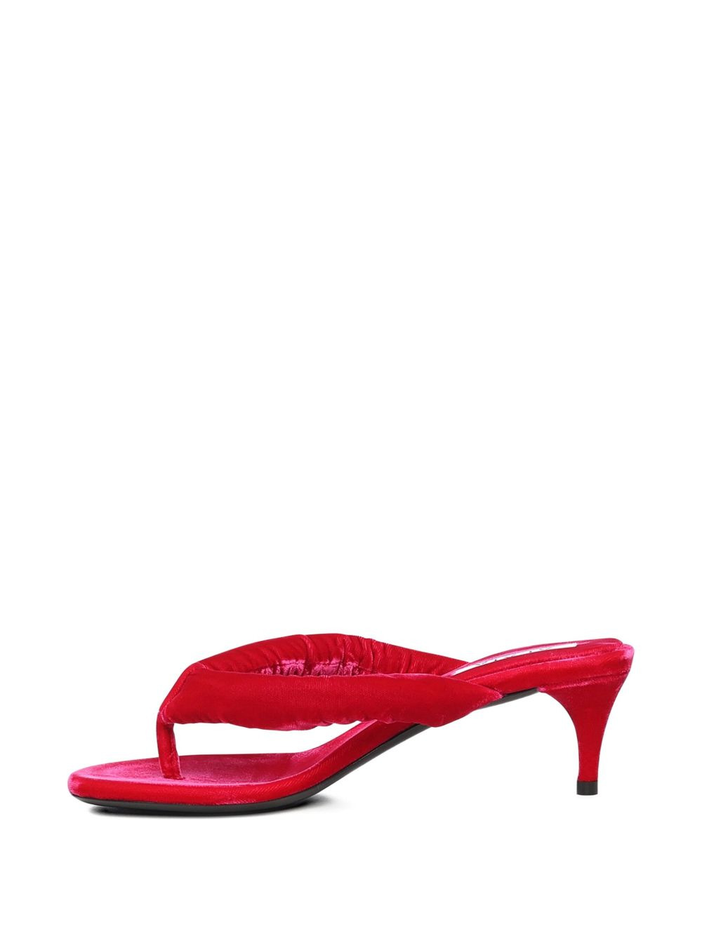 55mm ruched heeled sandals - 4