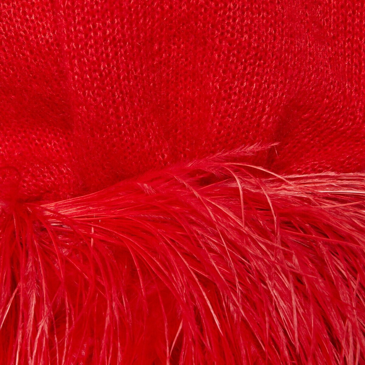 Silk mohair sweater with feathers - 9