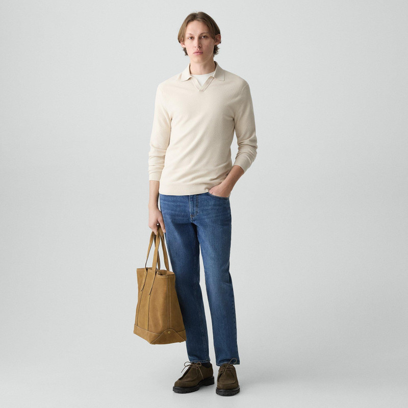 Theory Soris Polo Shirt in Light Bilen outlook