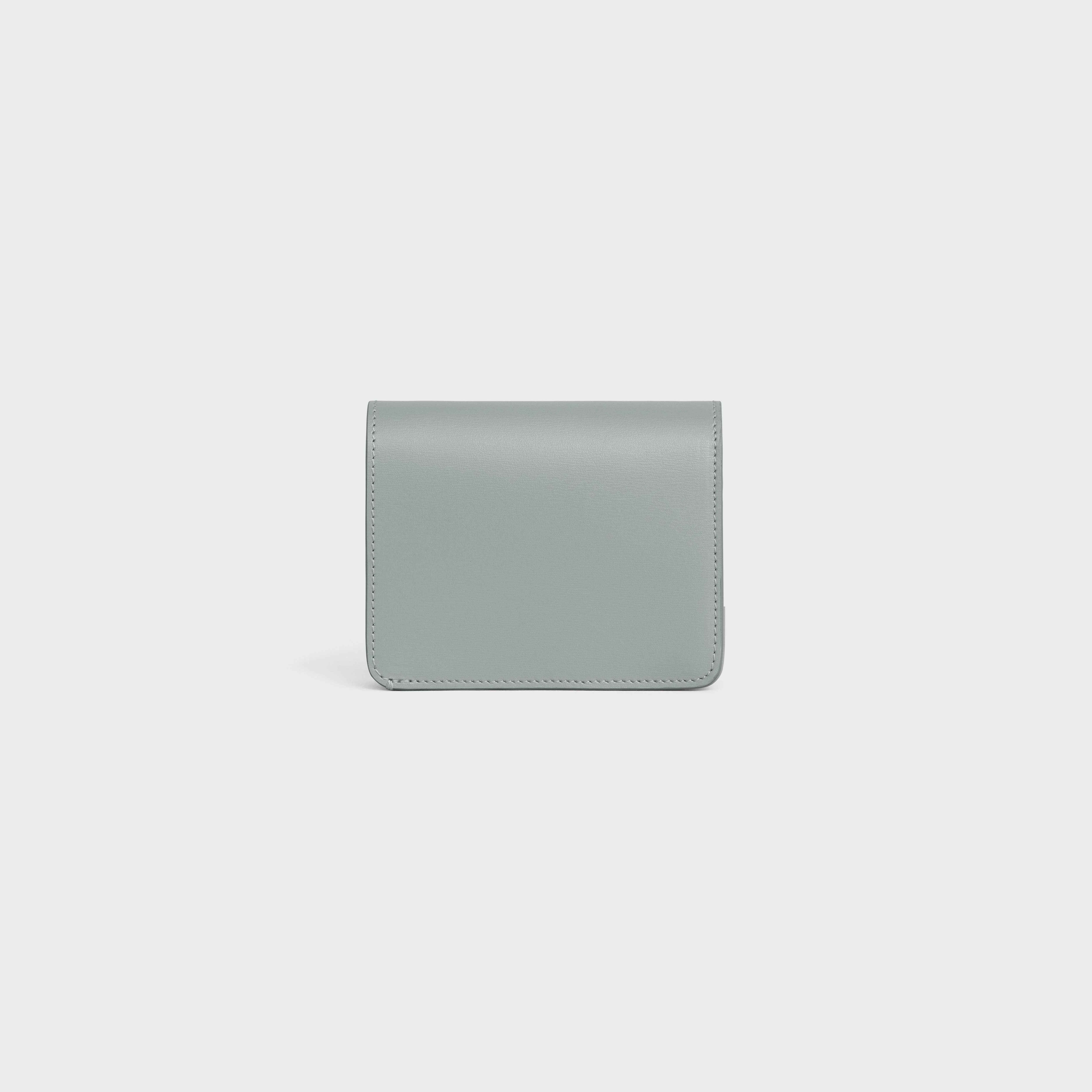 TRIOMPHE COMPACT WALLET in Shiny calfskin - 3