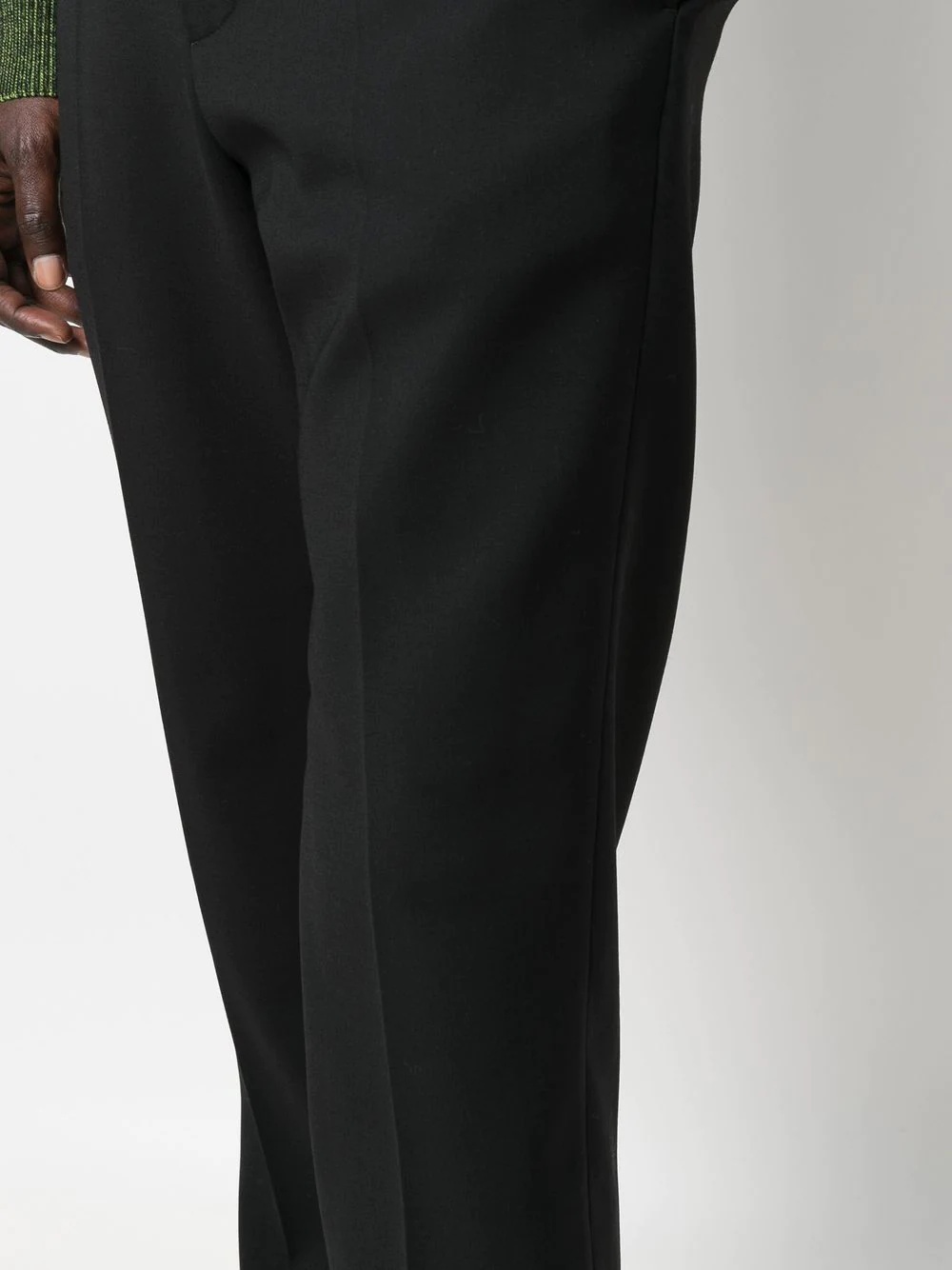 slim-cut tailored trousers - 5