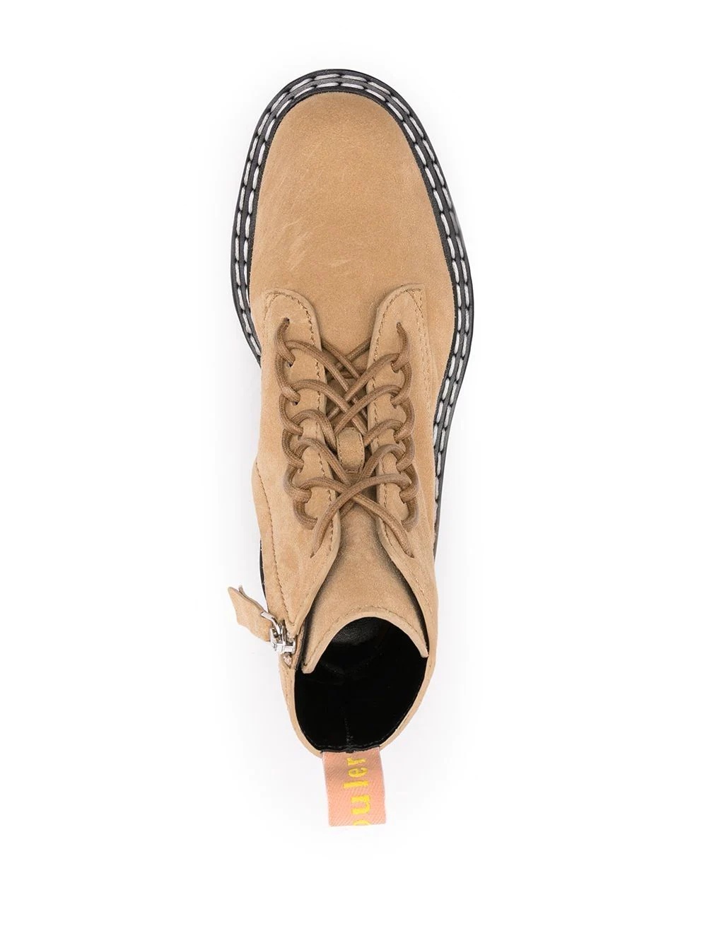 lug-sole combat ankle boots - 4