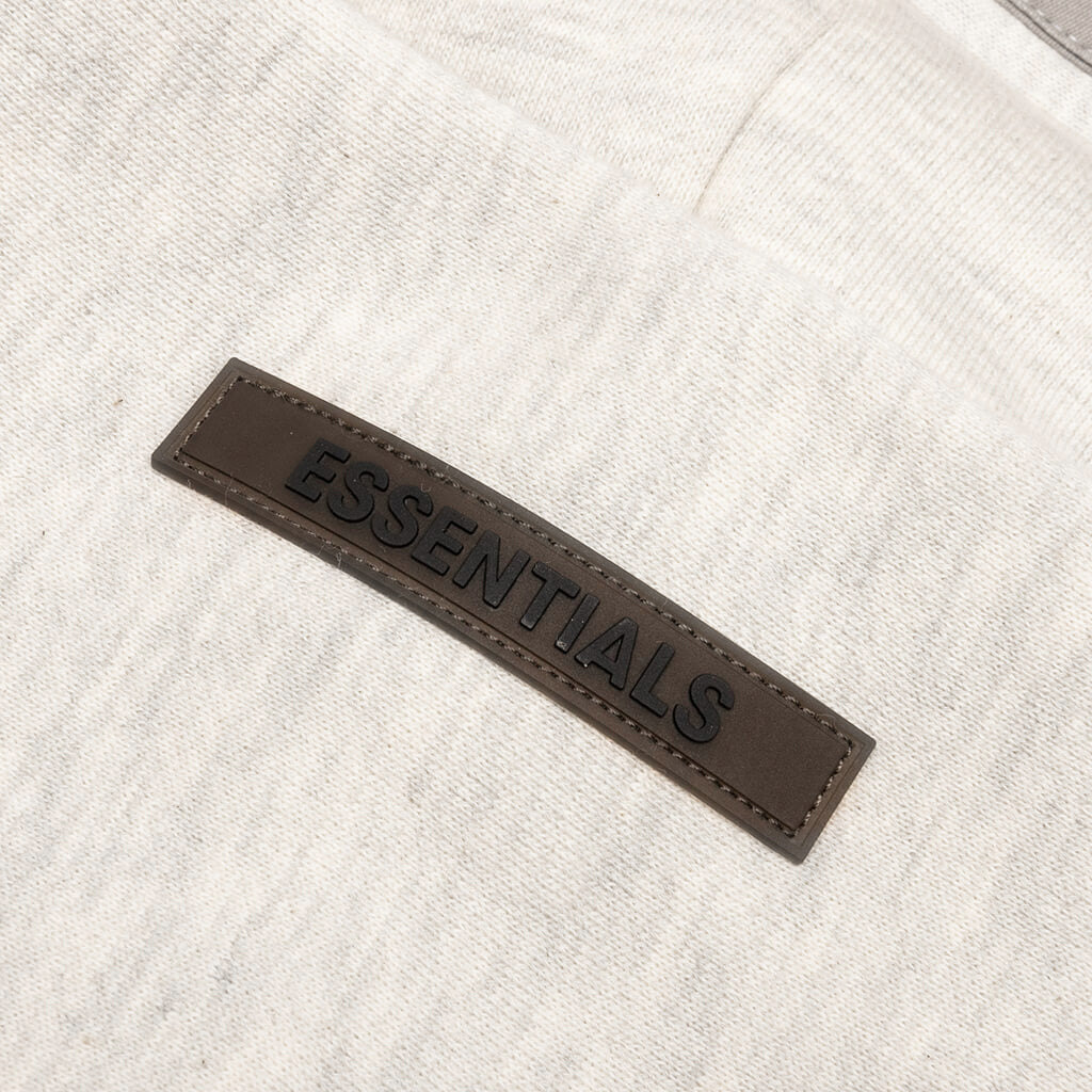 FEAR OF GOD ESSENTIALS PULLOVER HOODIE - LIGHT HEATHER OATMEAL - 3
