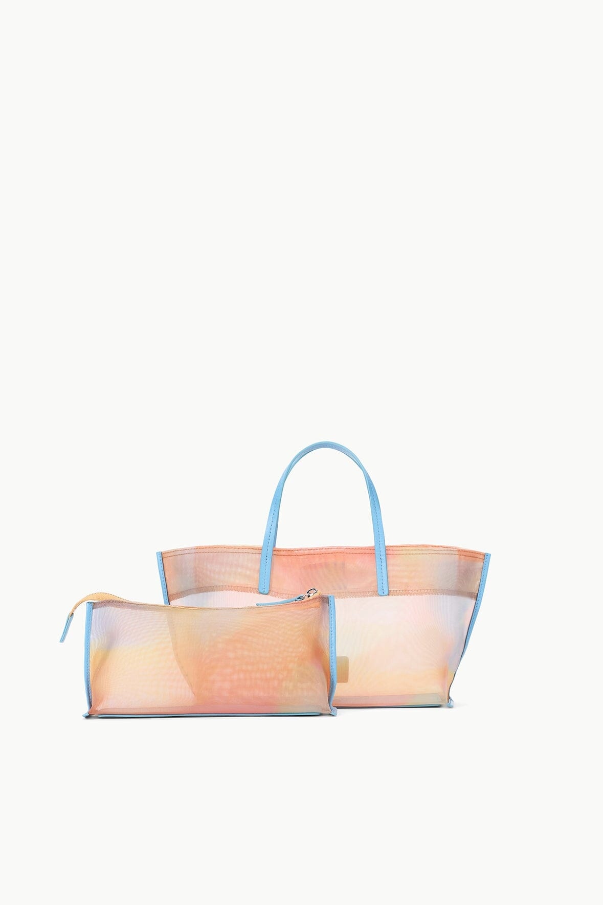 STAUD CHRISTOS MINI MESH TOTE PASTEL CLOUDS - 3