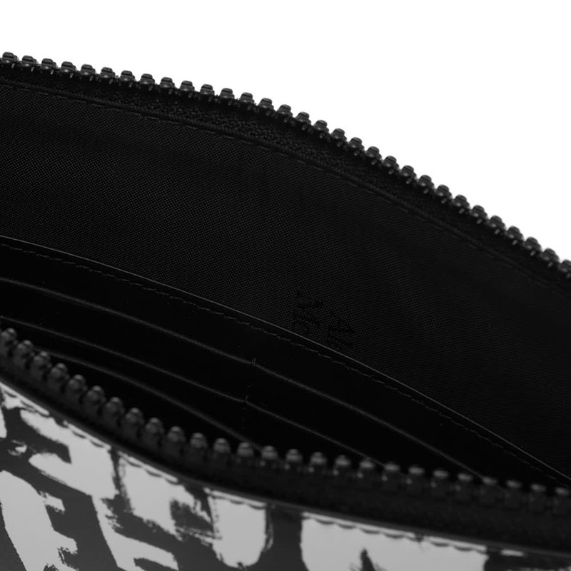 Alexander McQueen Alexander McQueen All Over Grafitti Logo Pouch outlook