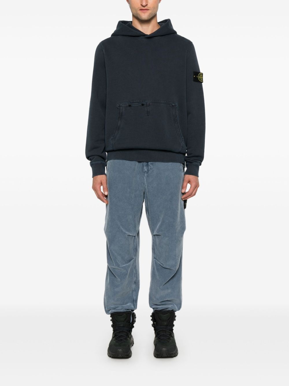 Compass-badge hoodie - 2