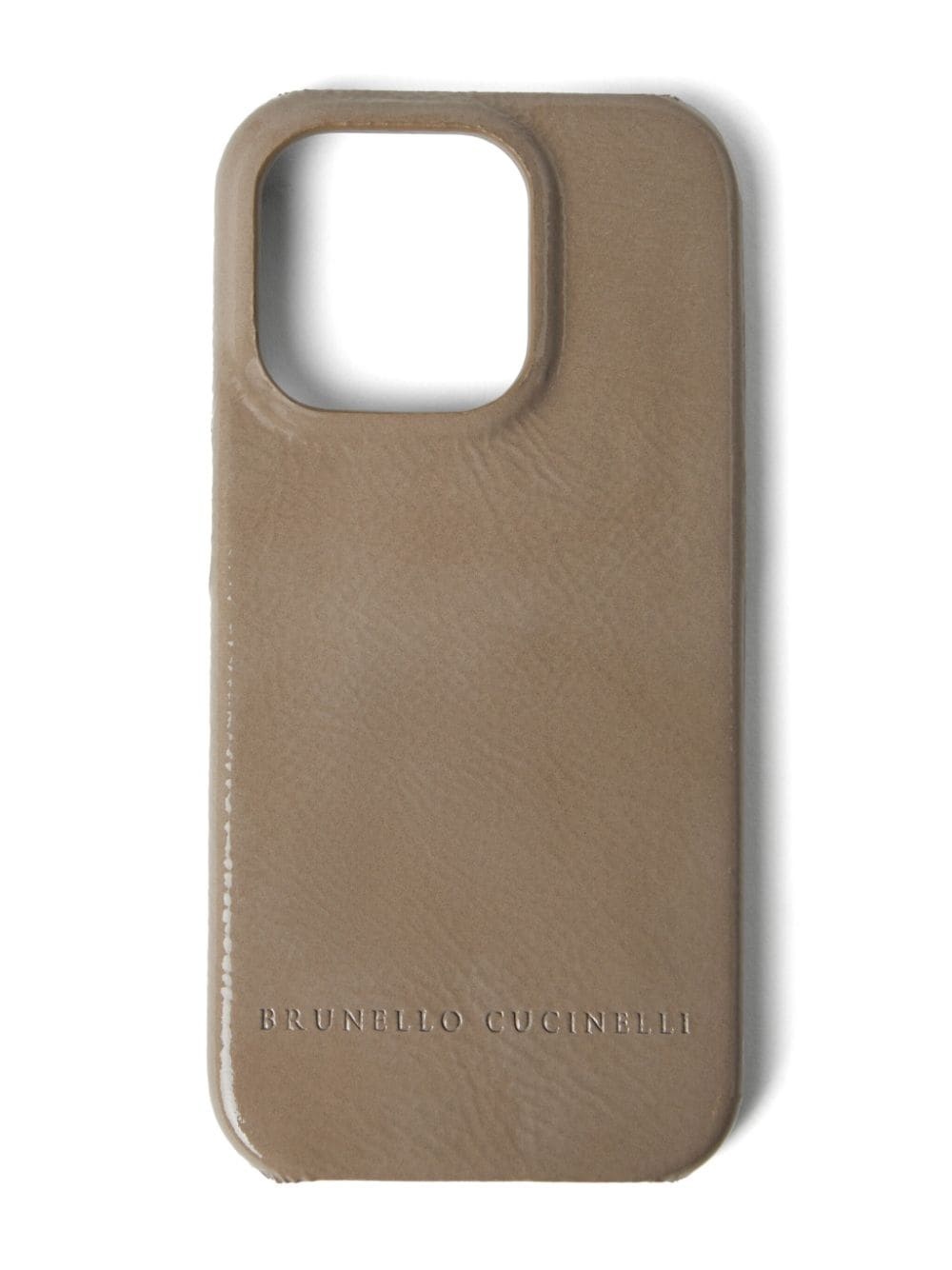 logo-debossed leather phone cover - 3