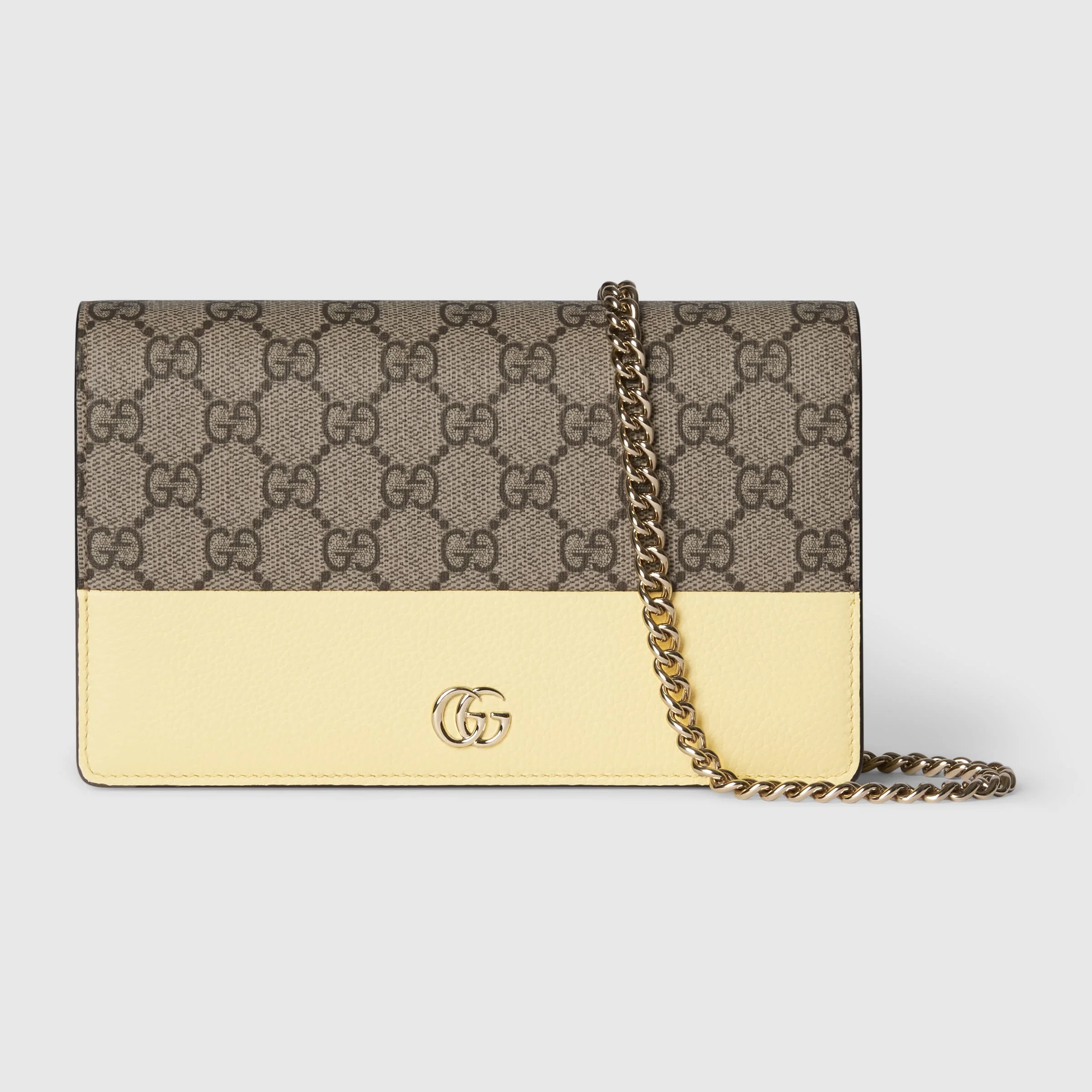 GG Marmont bi-color wallet on chain - 1