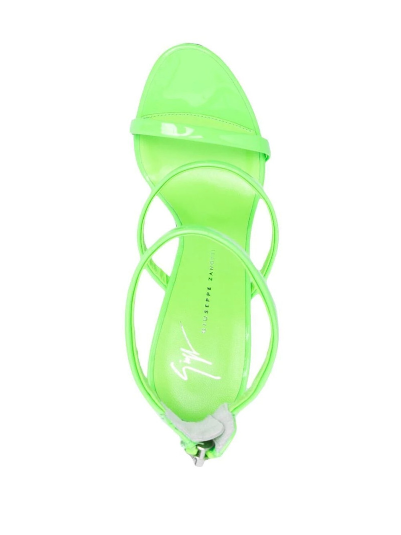 Harmony patent leather 125mm sandals 4