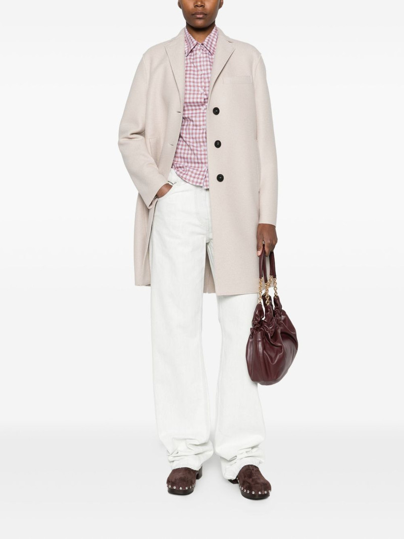 Harris Wharf London wool coat outlook