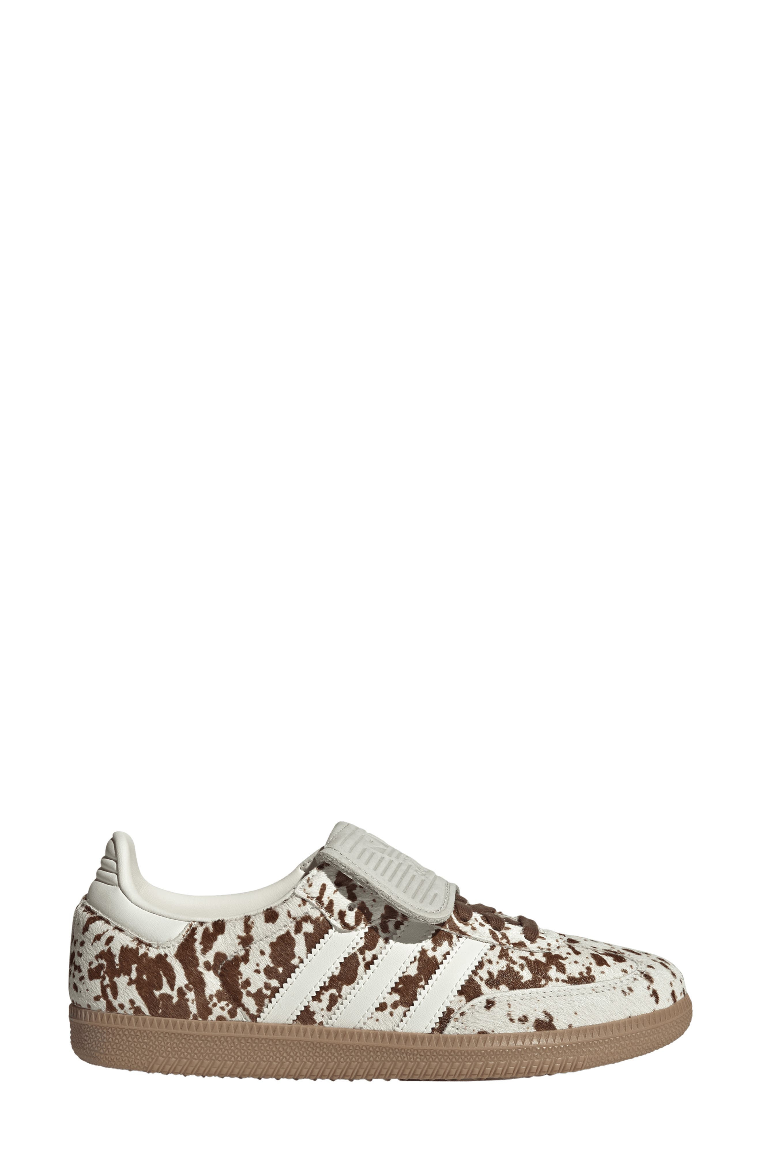 adidas Samba LT Genuine Calf Hair Sneaker in Off White/Lucid Pink/Gum at Nordstrom - 3
