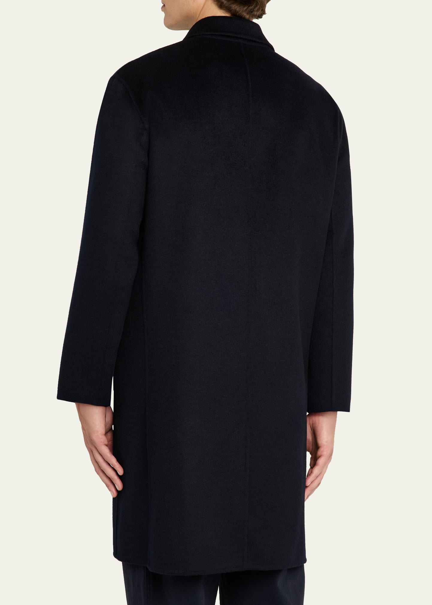 Men's Double-Face Wool Overcoat - 3