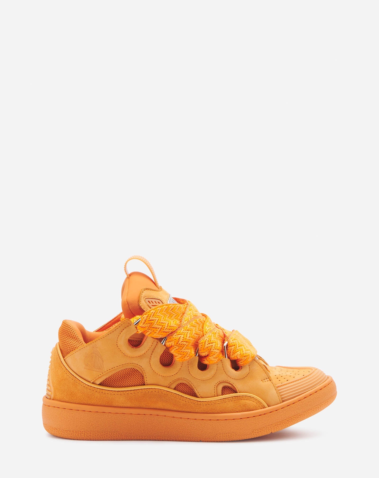 Lanvin LEATHER CURB SNEAKERS | REVERSIBLE