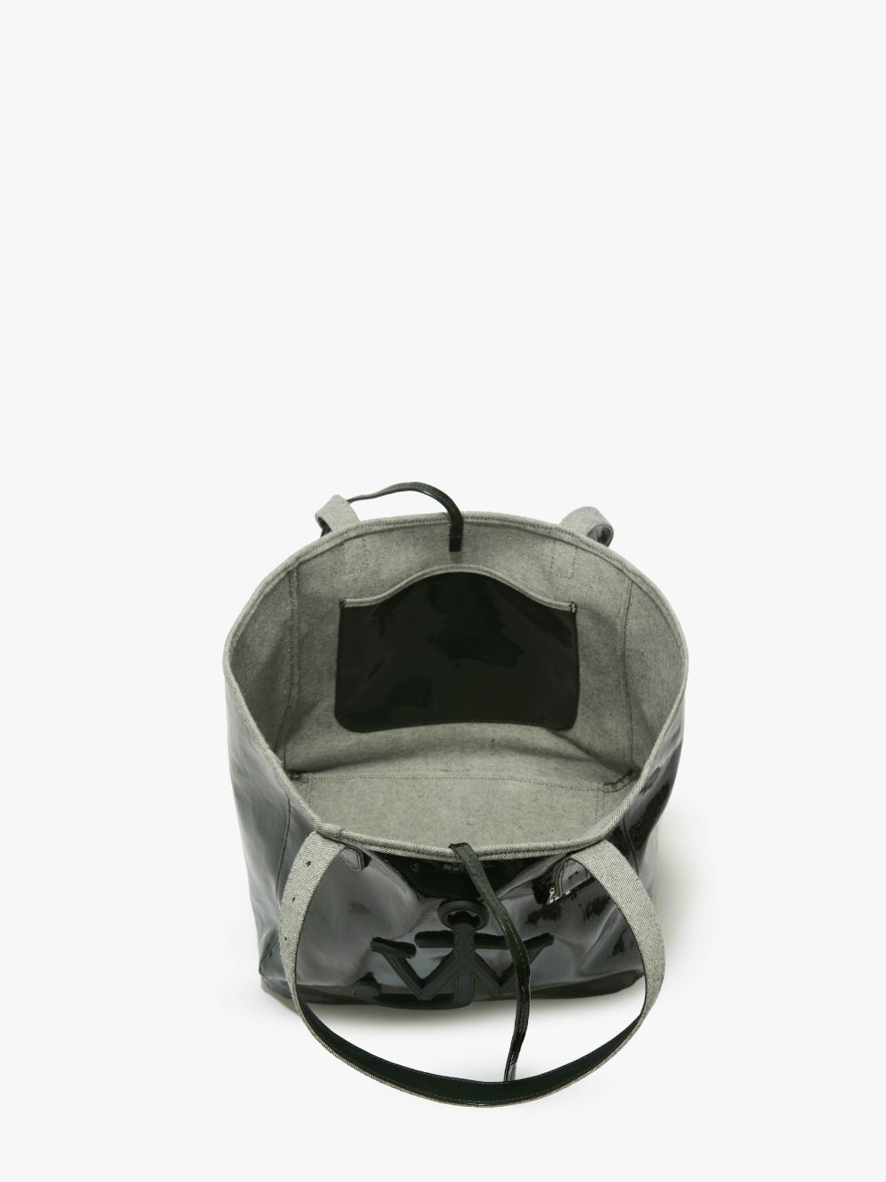 BELT TOTE - COATED DENIM TOTE BAG - 3