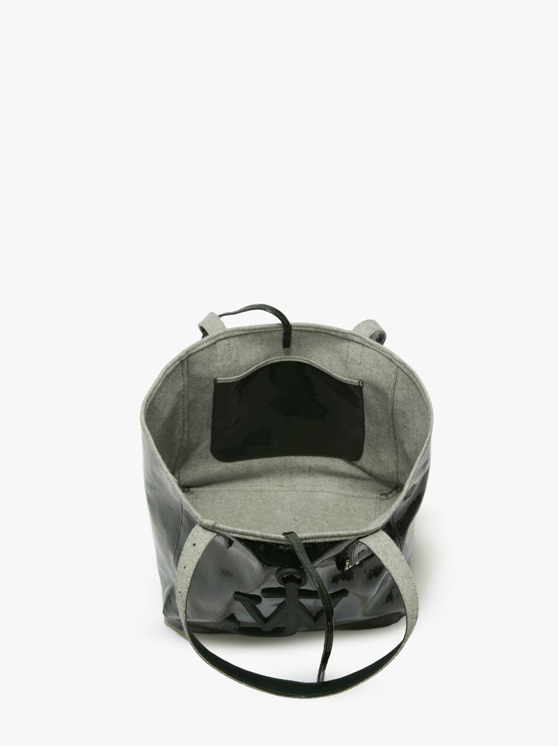 BELT TOTE - COATED DENIM TOTE BAG 3