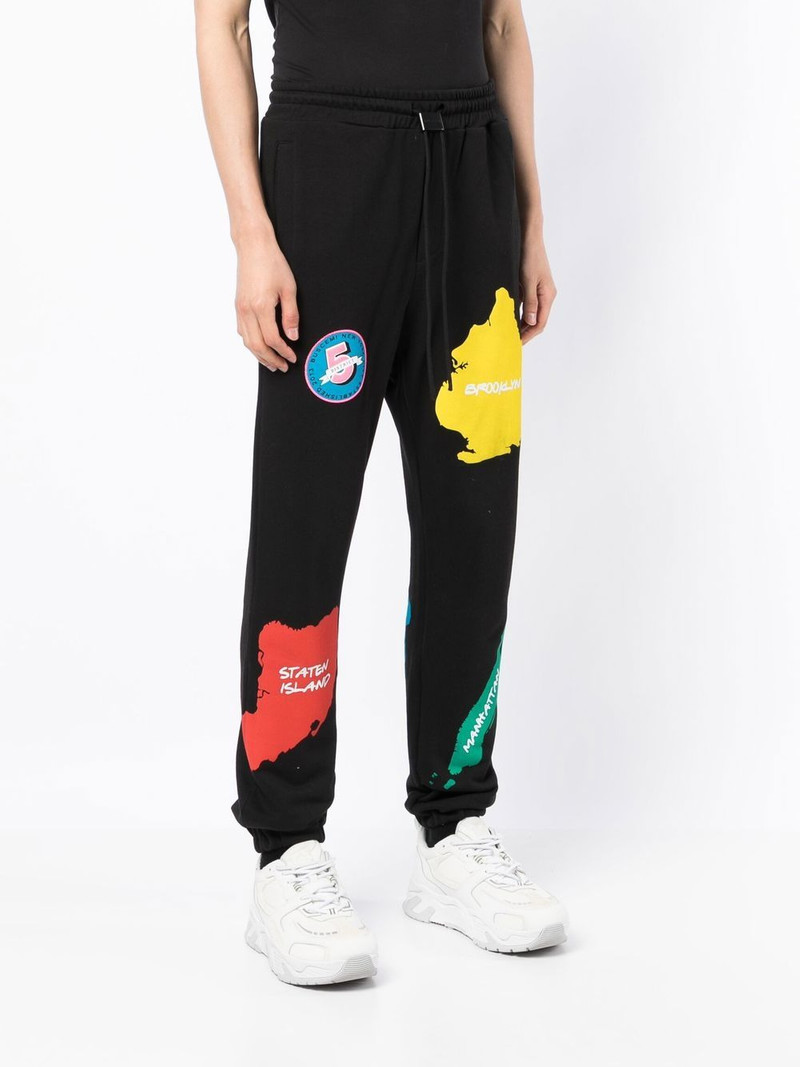 New York district-print track pants 3