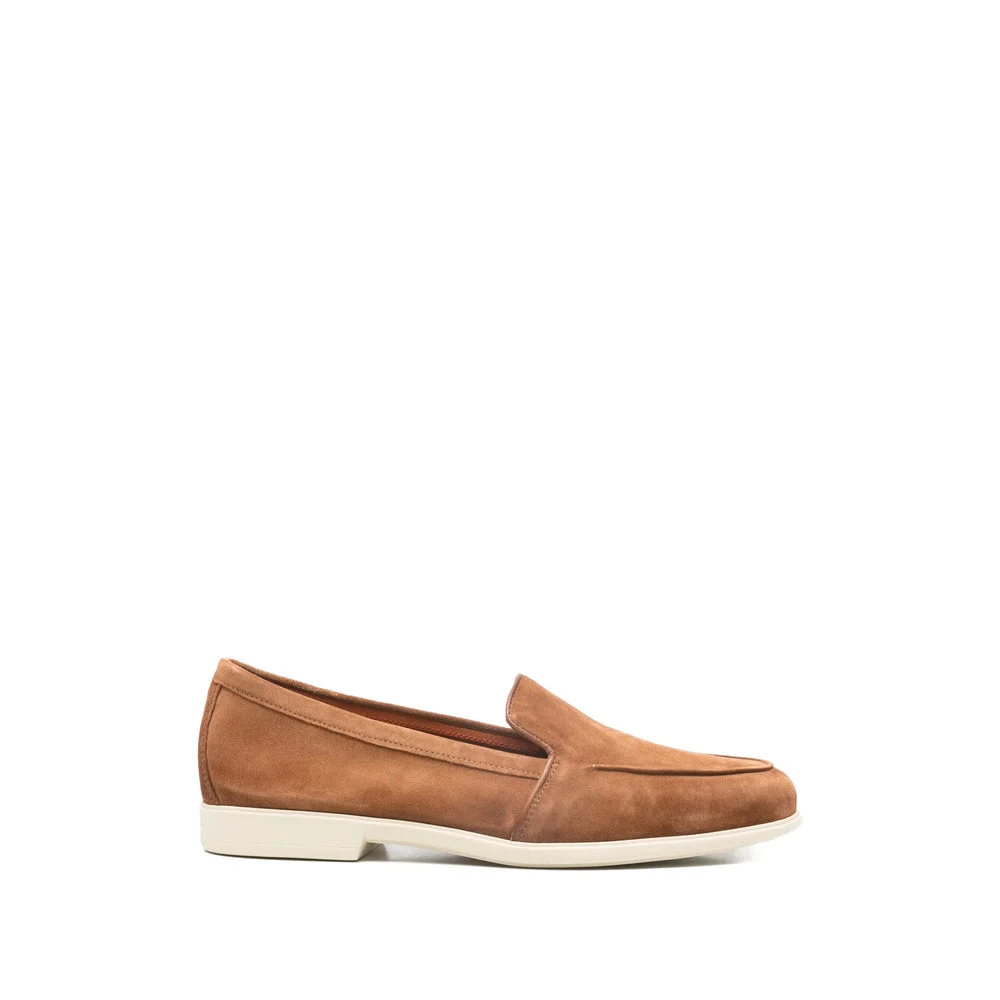 Santoni Brown Loafers Women - 1