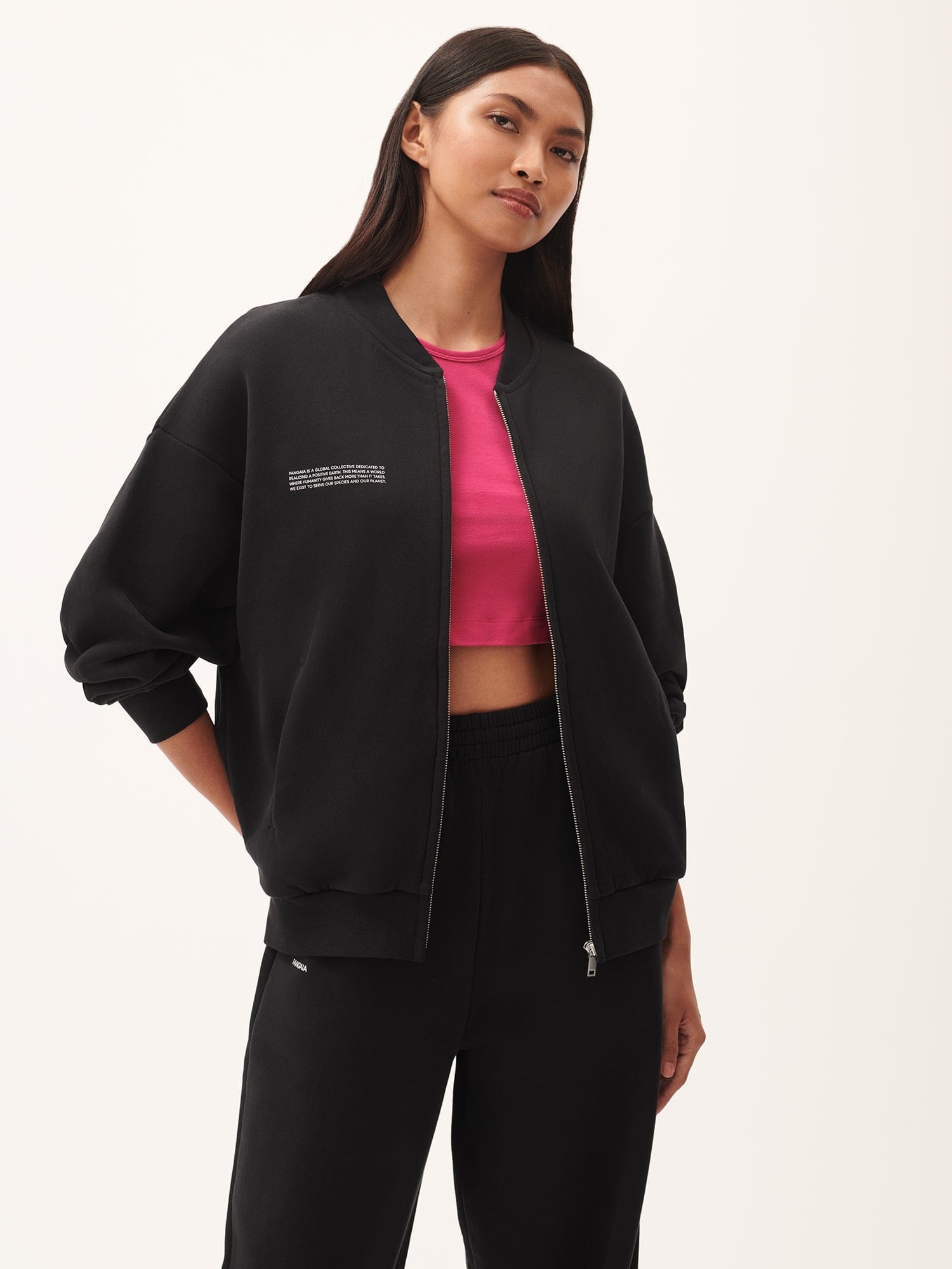 Womens 365 Midweight Bomber Jacket - Black - 3