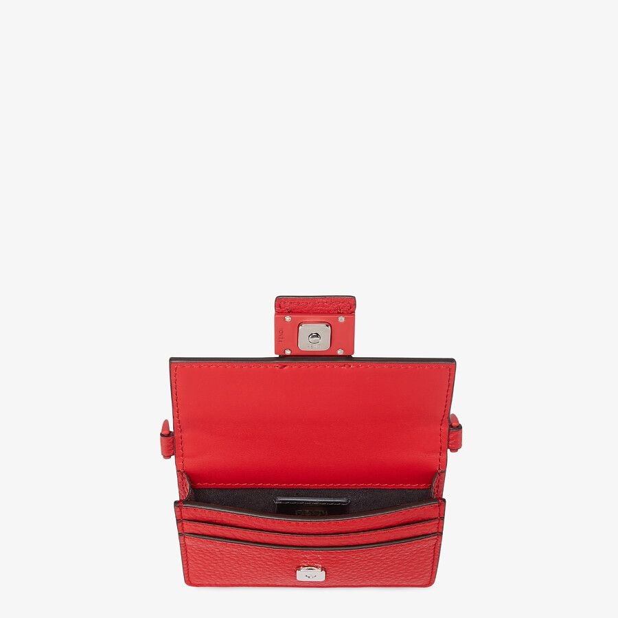 Red leather bag - 3