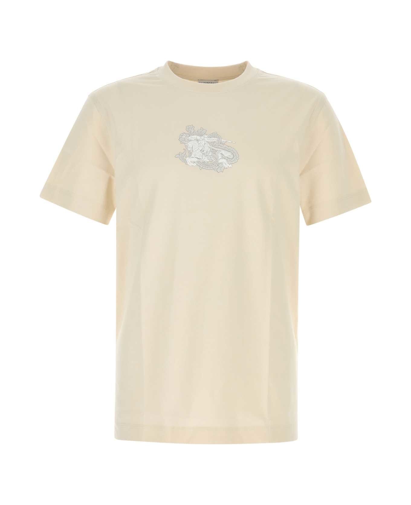 Sand Cotton T-shirt - 1