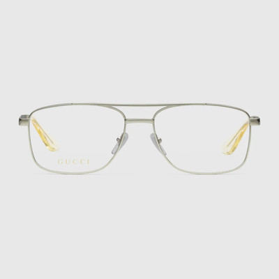 GUCCI Navigator optical frame outlook