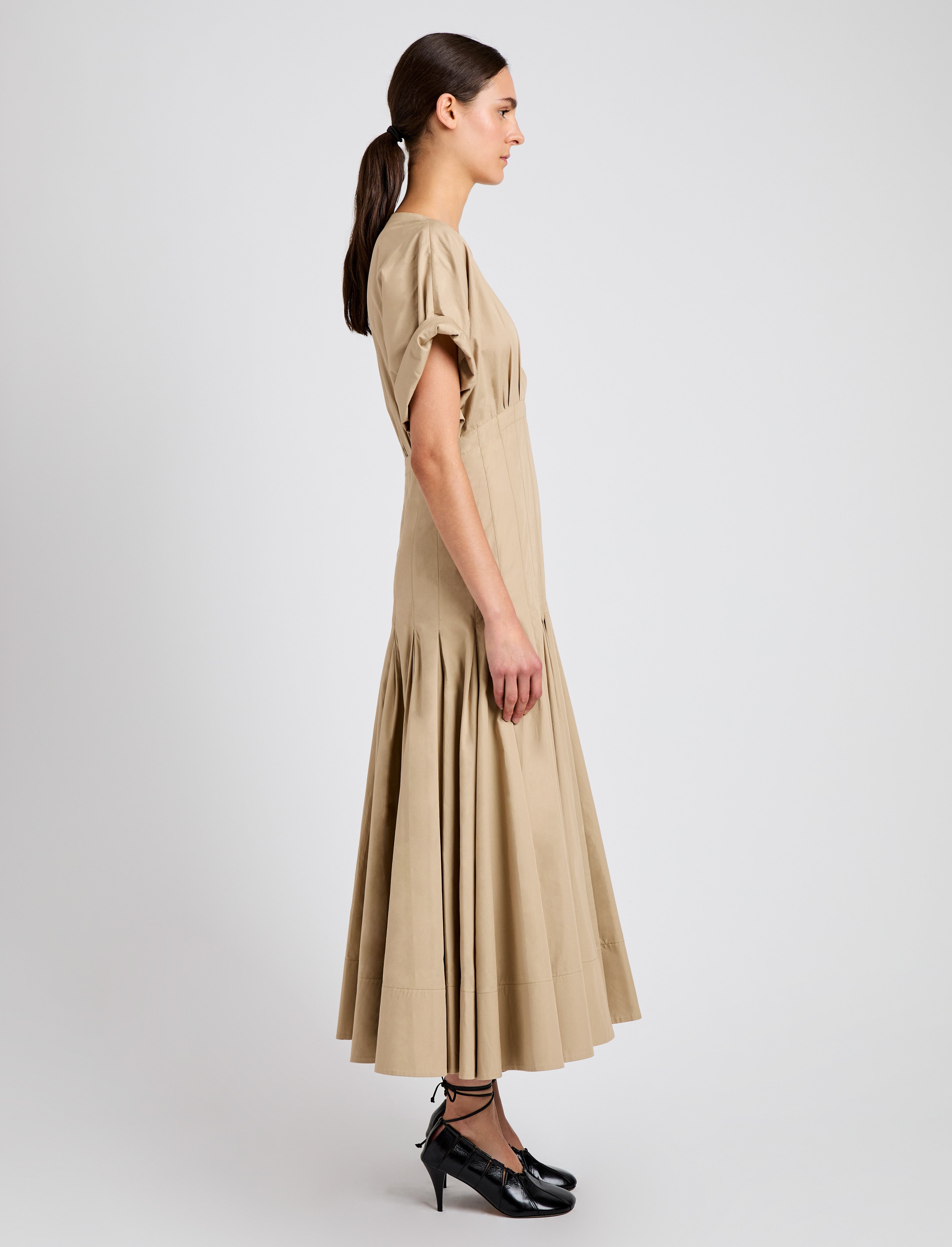 Ciara Dress in Eco Compact Poplin - 3