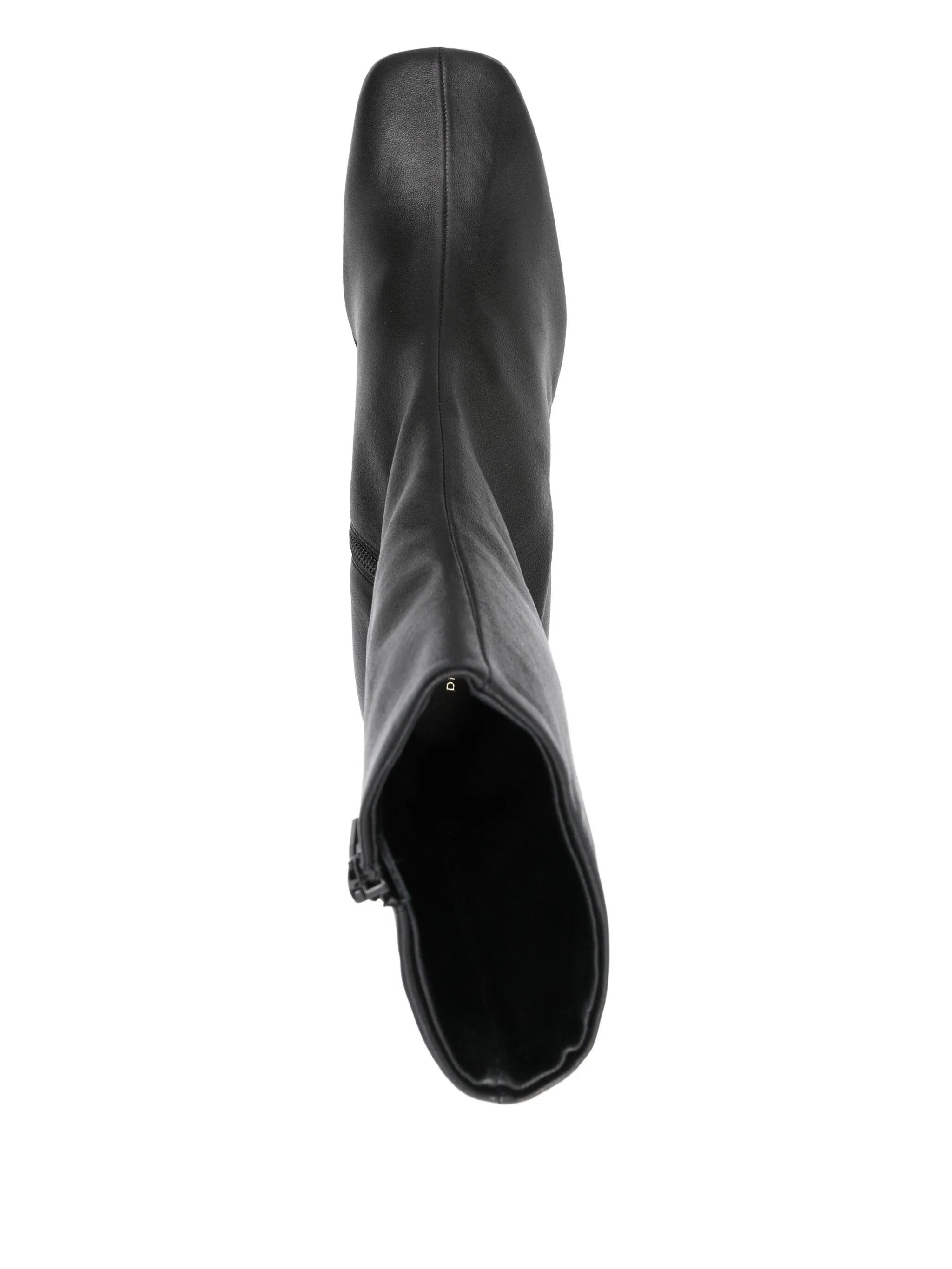 leather sculpted-heel ankle boots - 4