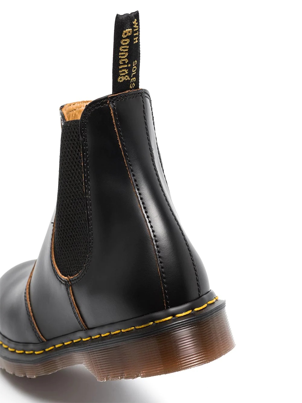 Vintage round-toe leather boots - 2