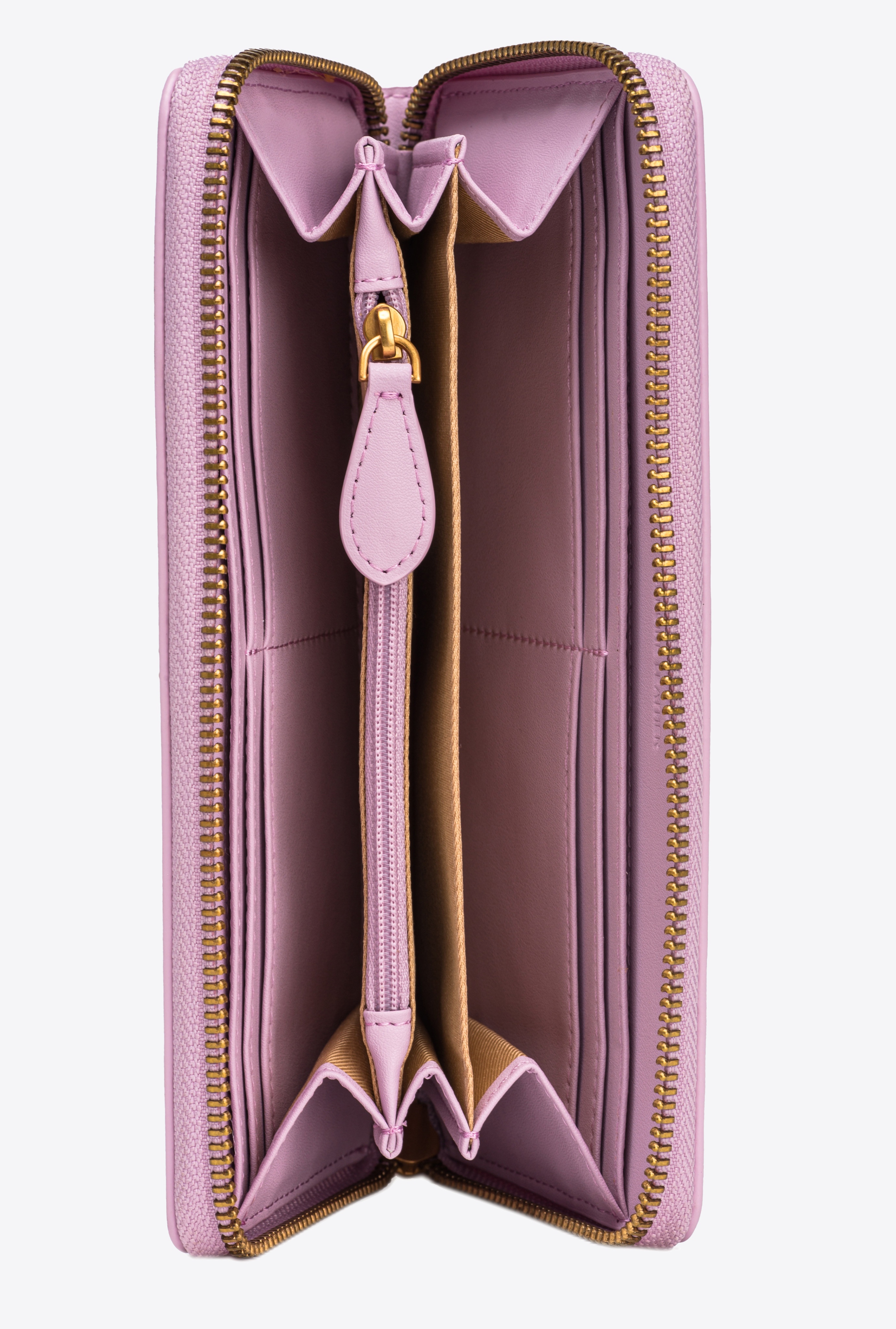 ZIP-AROUND LEATHER PURSE - 4
