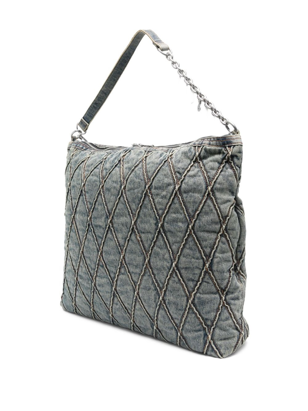 Diesel Women Charm Denim Shoulder Bag - 5