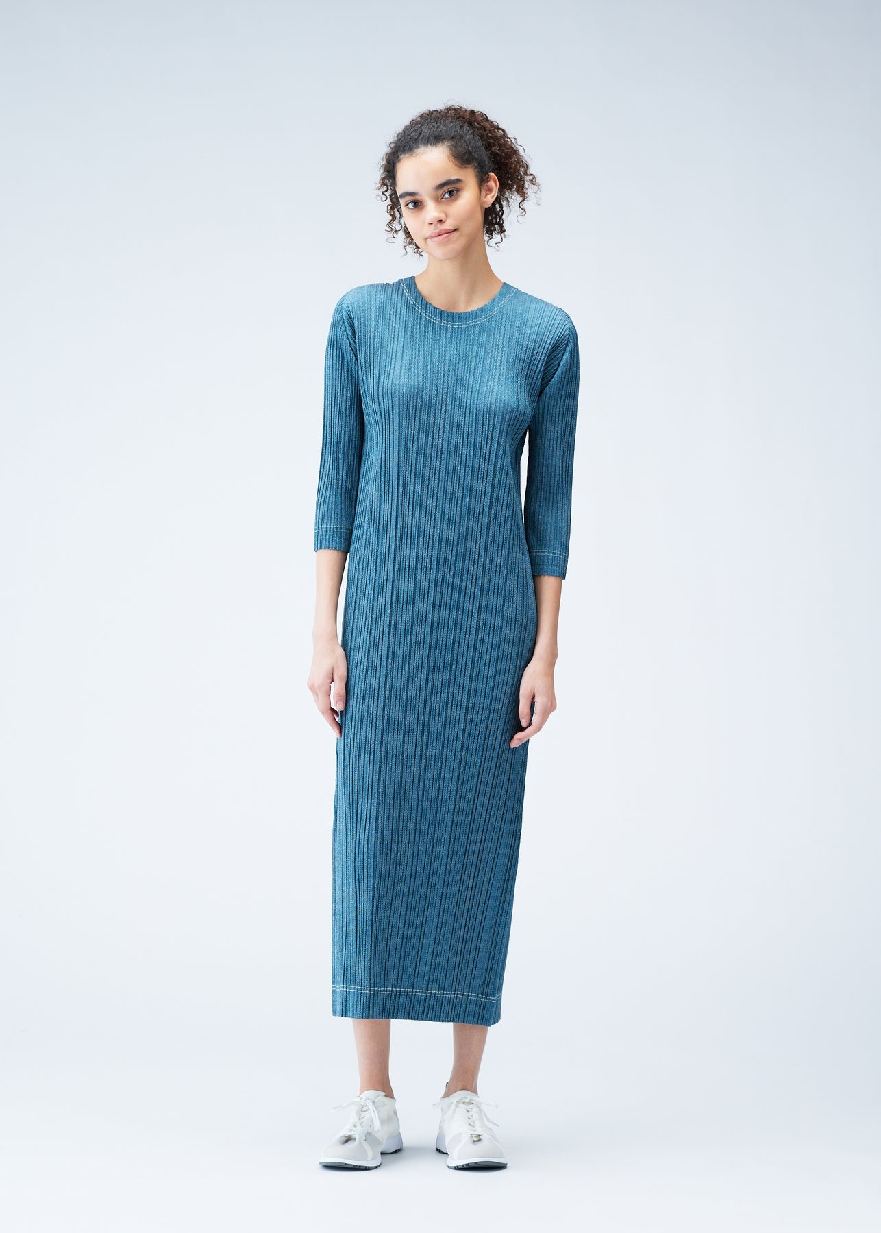 COTTON DENIM DRESS - 3