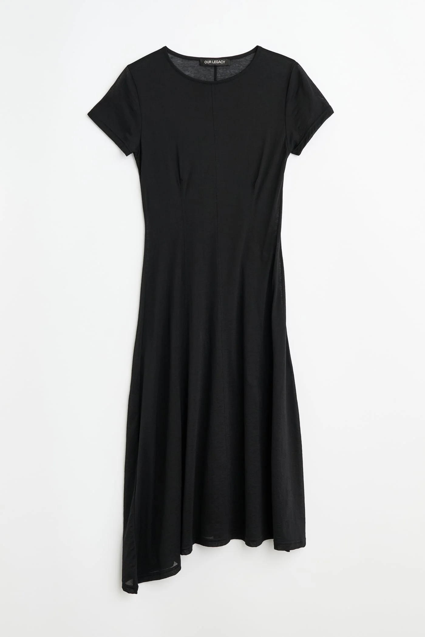 Ragged Dress Black Stocking Jersey - 1