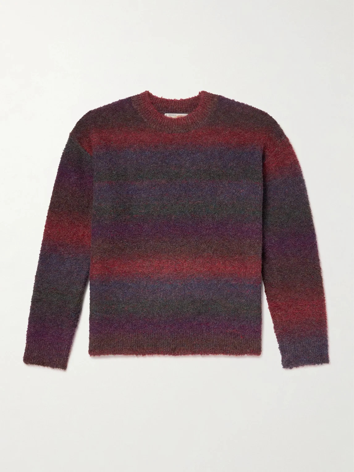 Striped Bouclé Sweater - 1