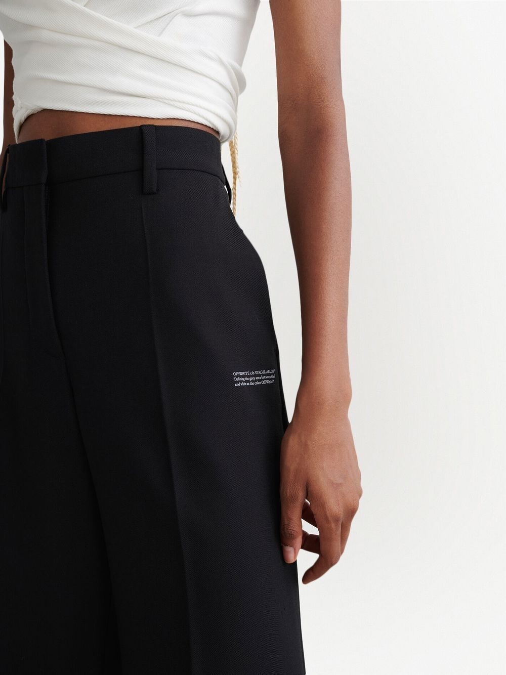 high-waisted tailored shorts - 5