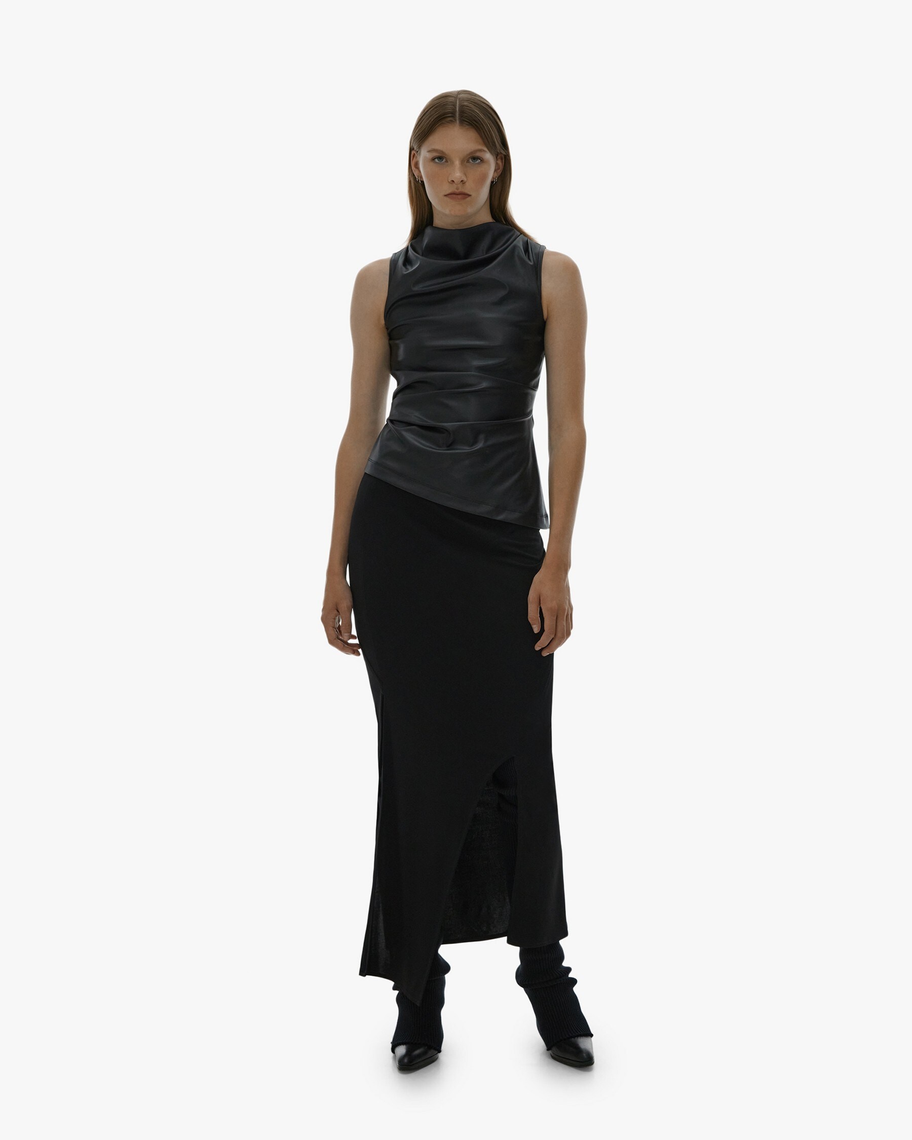 ASYMMETRICAL MOCK NECK TANK - 2