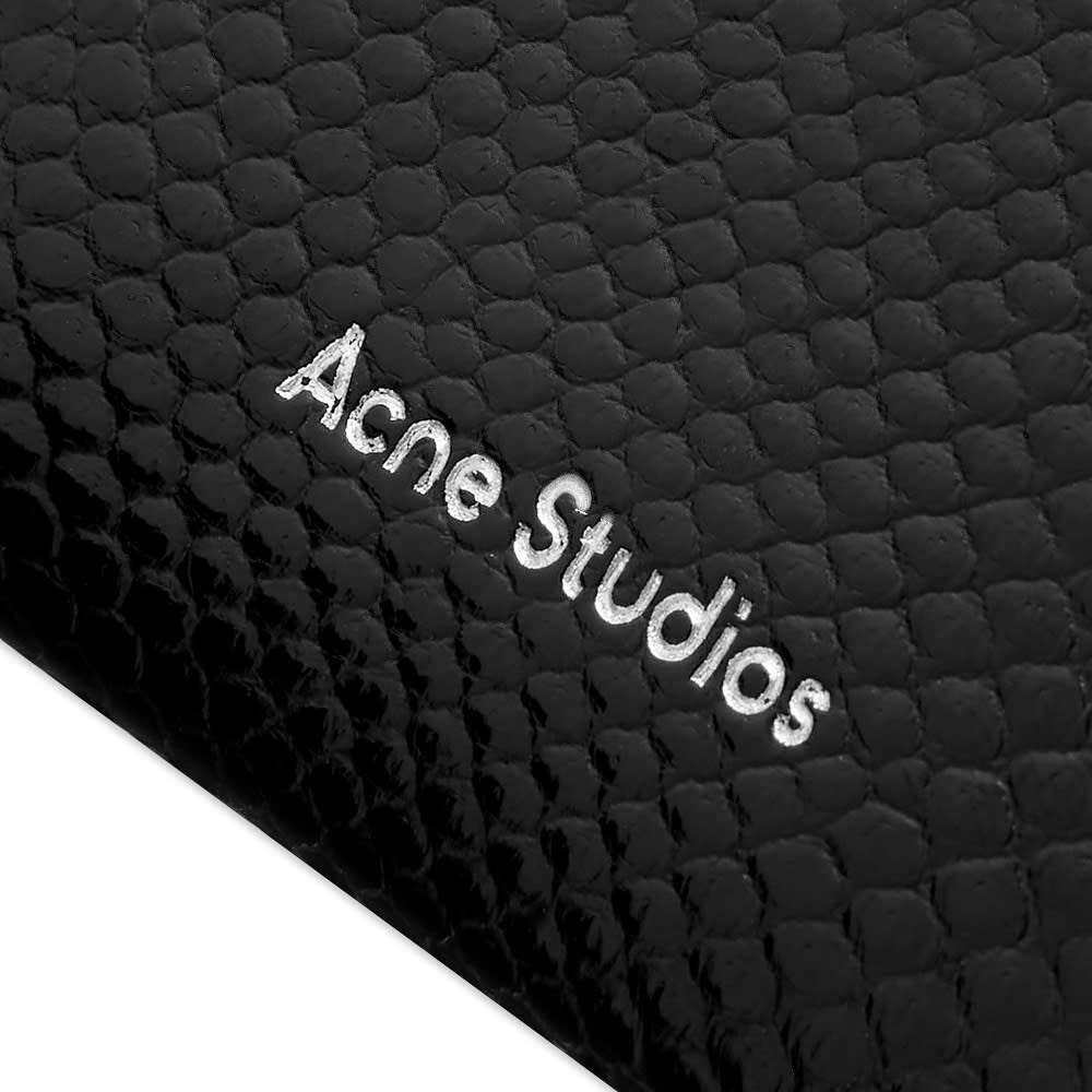 Acne Studios Flap K Textured Card Holder - 3