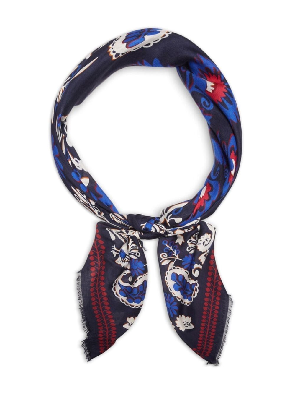 Forest bandana-print scarf - 3