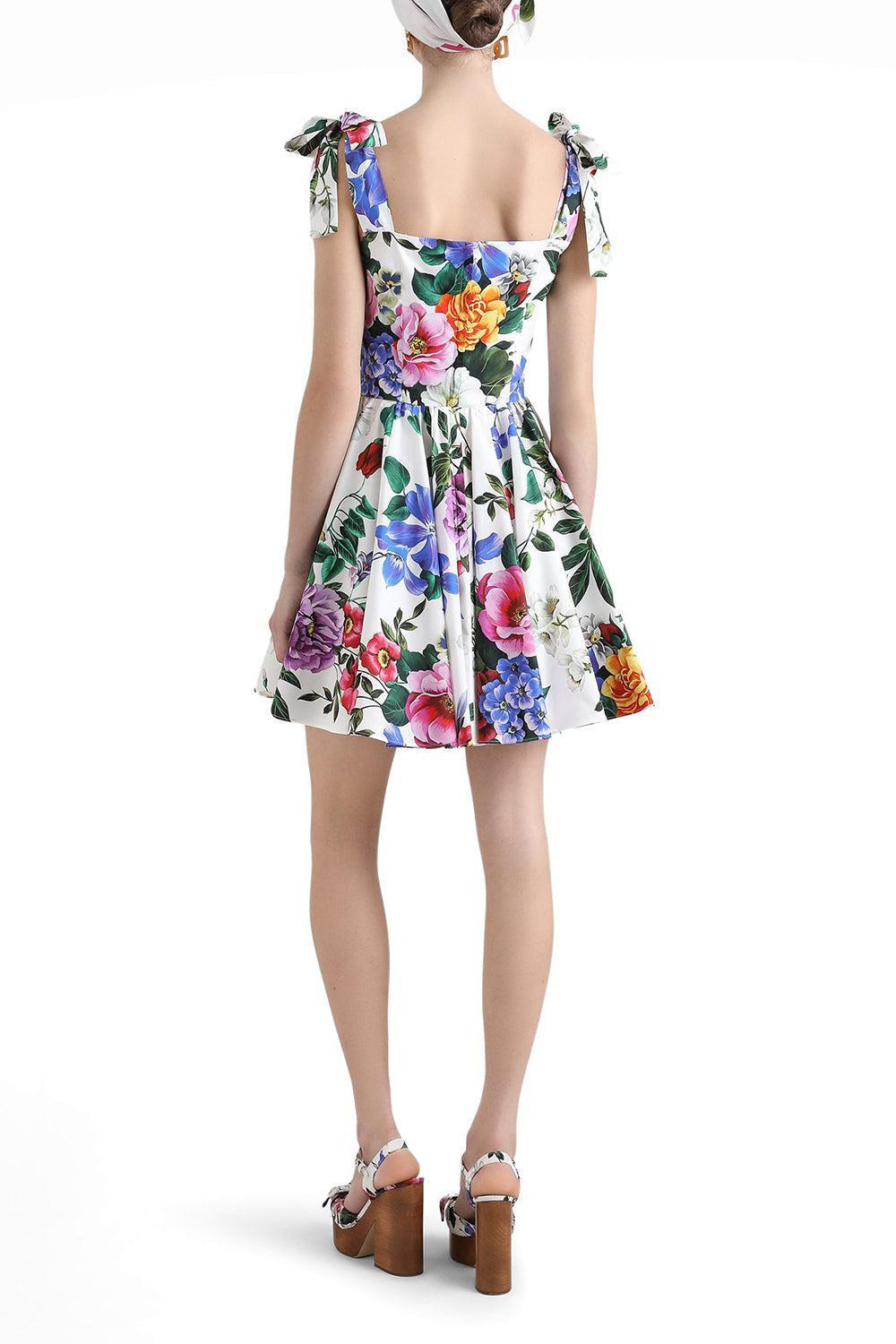 Mix Fiori Corset Dress - 5