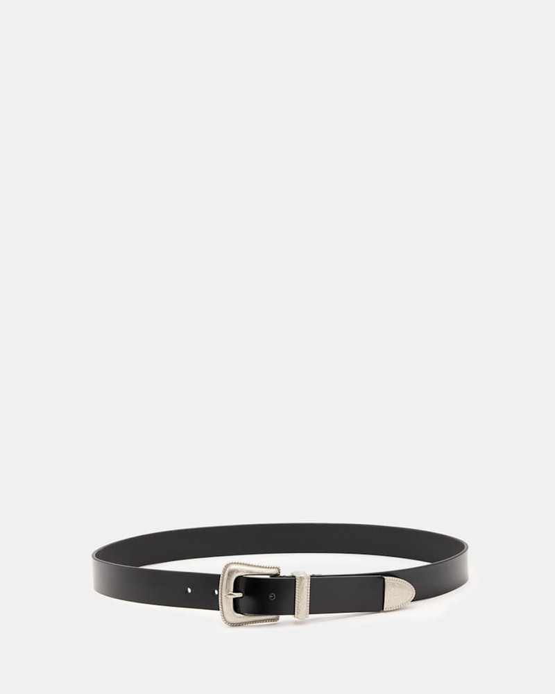 CHUCK LEATHER WESTERN BELT 6