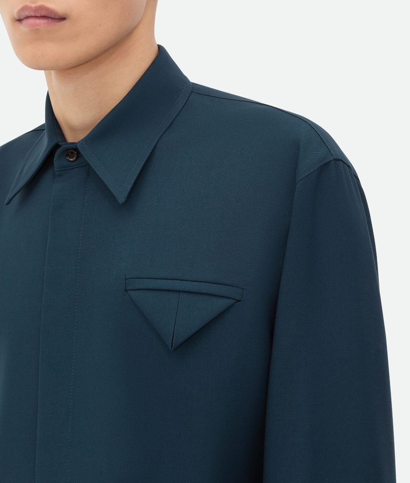 Light Wool Twill Shirt 5