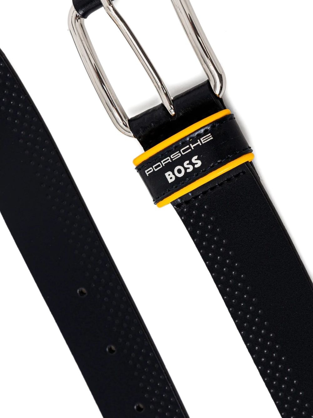 perforated leather belt - 2