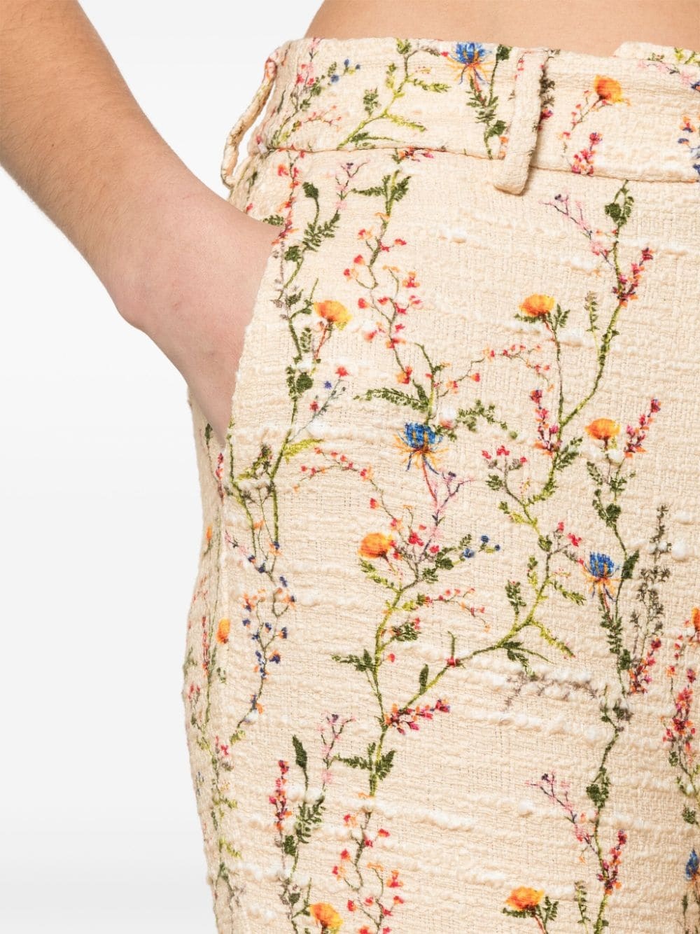 24/7 floral straight-leg trousers - 5