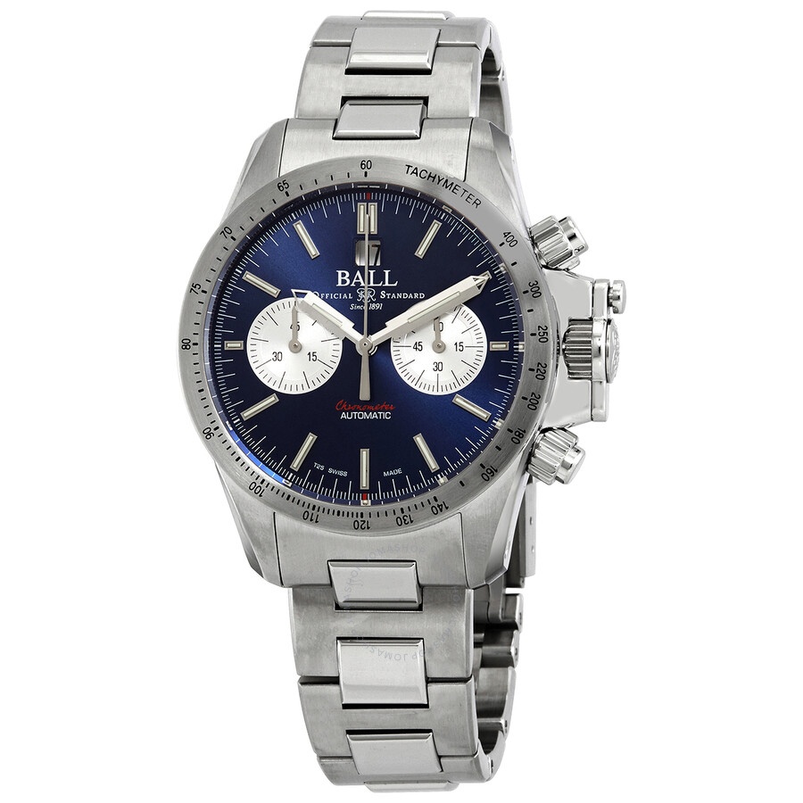 Ball - Ball Engineer Hydrocarbon Racer Chronograph Automatic Blue Dial Men's Watch CM2198C-S2CJ-BE - 1