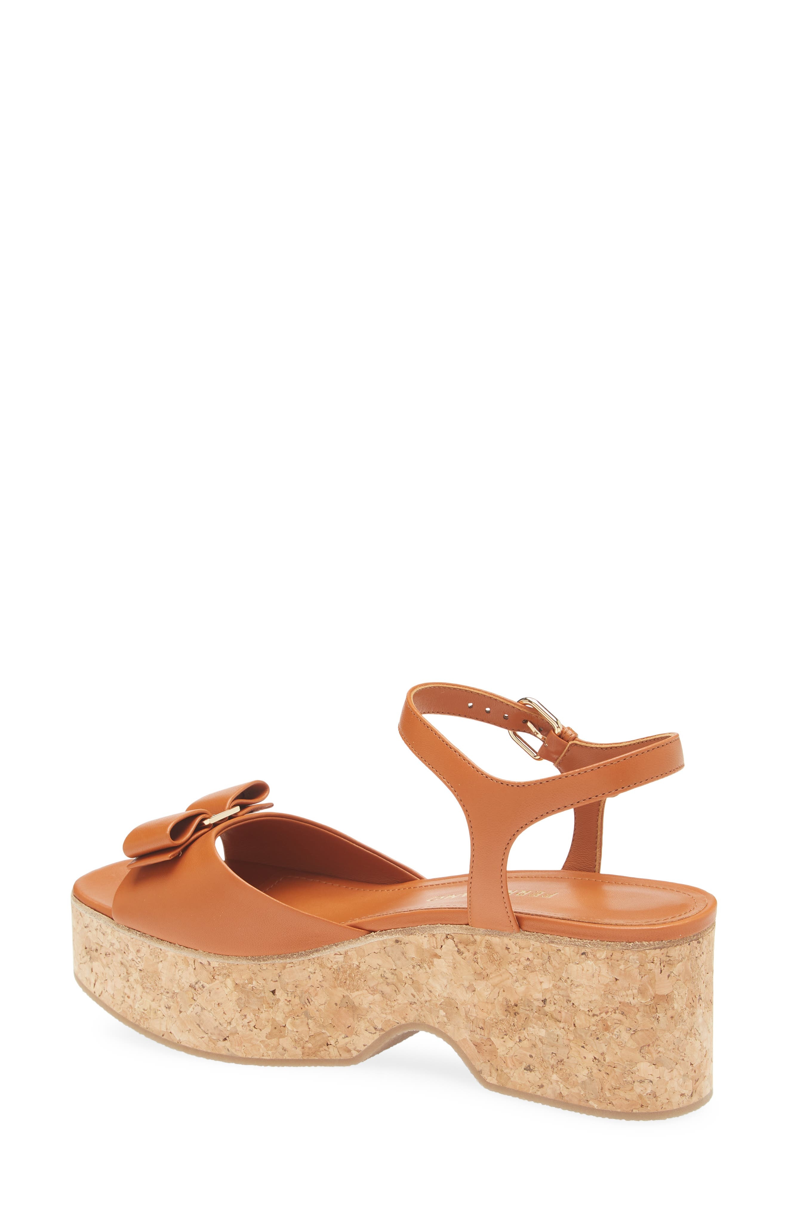 FERRAGAMO Selna Platform Sandal in Cognac at Nordstrom - 2