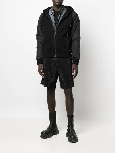 DSQUARED2 hybrid zip-up hoodie outlook