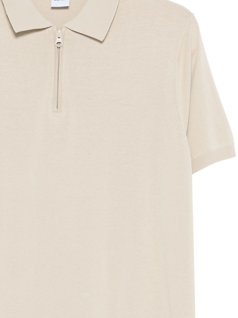 zip-fastening knit polo shirt 3