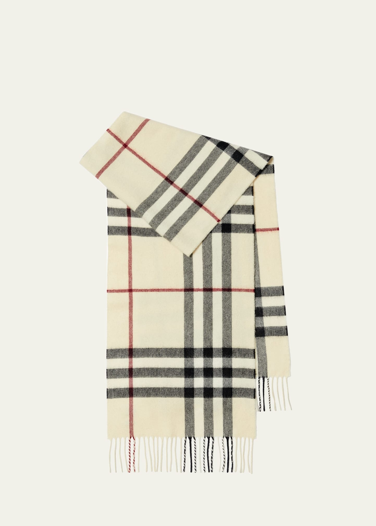 Giant Check Cashmere Scarf - 3