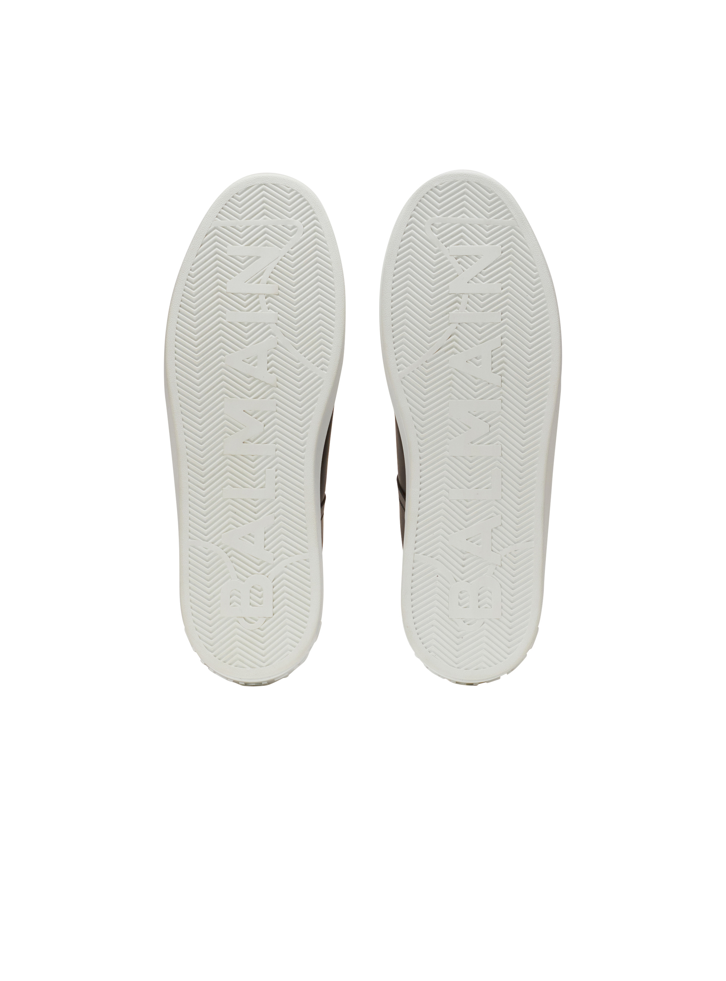 B-Court Balmain Signature calfskin sneakers - 4