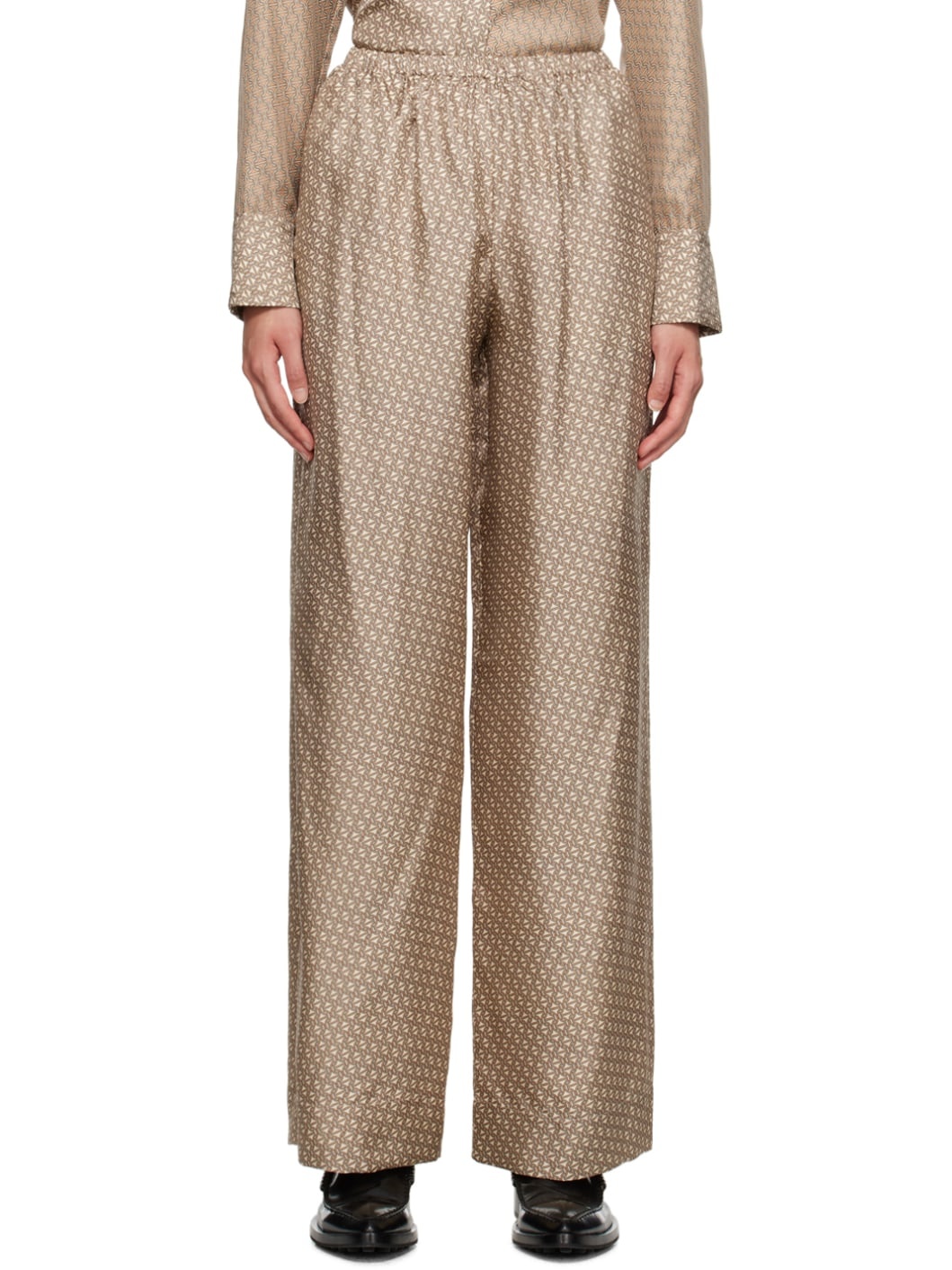 Beige Linka Lounge Pants - 1